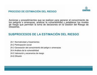 Cenepred elab. plan de prevencion y reduccion de riesgo de desastres | PDF