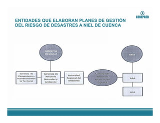 Cenepred elab. plan de prevencion y reduccion de riesgo de desastres | PDF