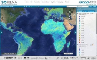 The IRENA Global Atlas releases the wind maps of Africa by CENER 