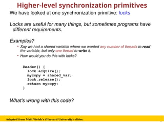 Comprehensive Overview of Synchronization and Mutual Exclusion in ...