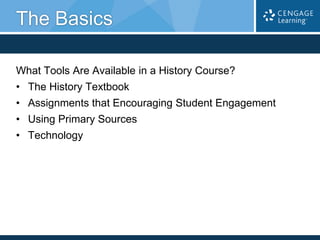 Cultivating Critical Thinking in History Classrooms - Cengage Learning ...