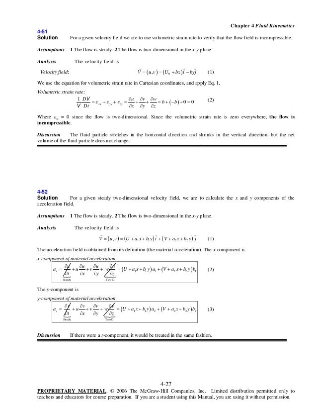 Cengel Cimbala Solutions Chap04
