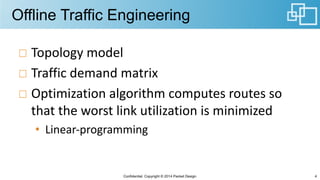 SDN Traffic Engineering, A Natural Evolution