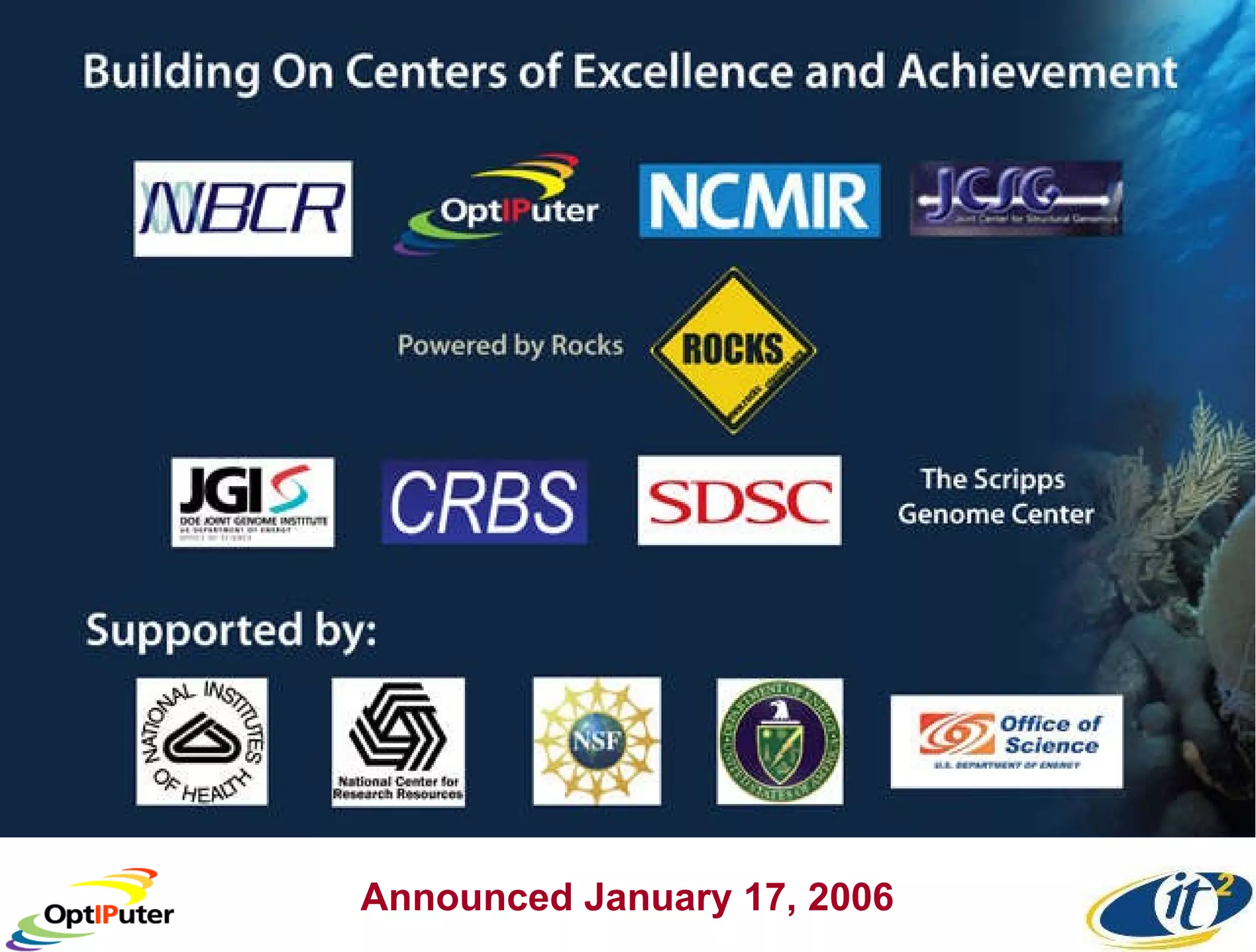 Announced January 17, 2006 