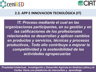 Módulo 1: Alianzas Público-Privadas y Transferencia de Tecnologías 