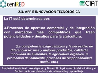 Módulo 1: Alianzas Público-Privadas y Transferencia de Tecnologías 