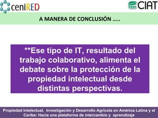 Módulo 1: Alianzas Público-Privadas y Transferencia de Tecnologías 