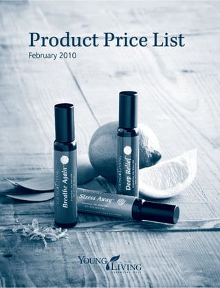 Product Price List
February 2010
 