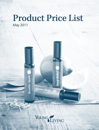 Product Price List
May 2011
 