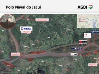 Polo Naval do Jacuí
Reparo naval
IESA
Disponível
Disponível
(Taquari)
 