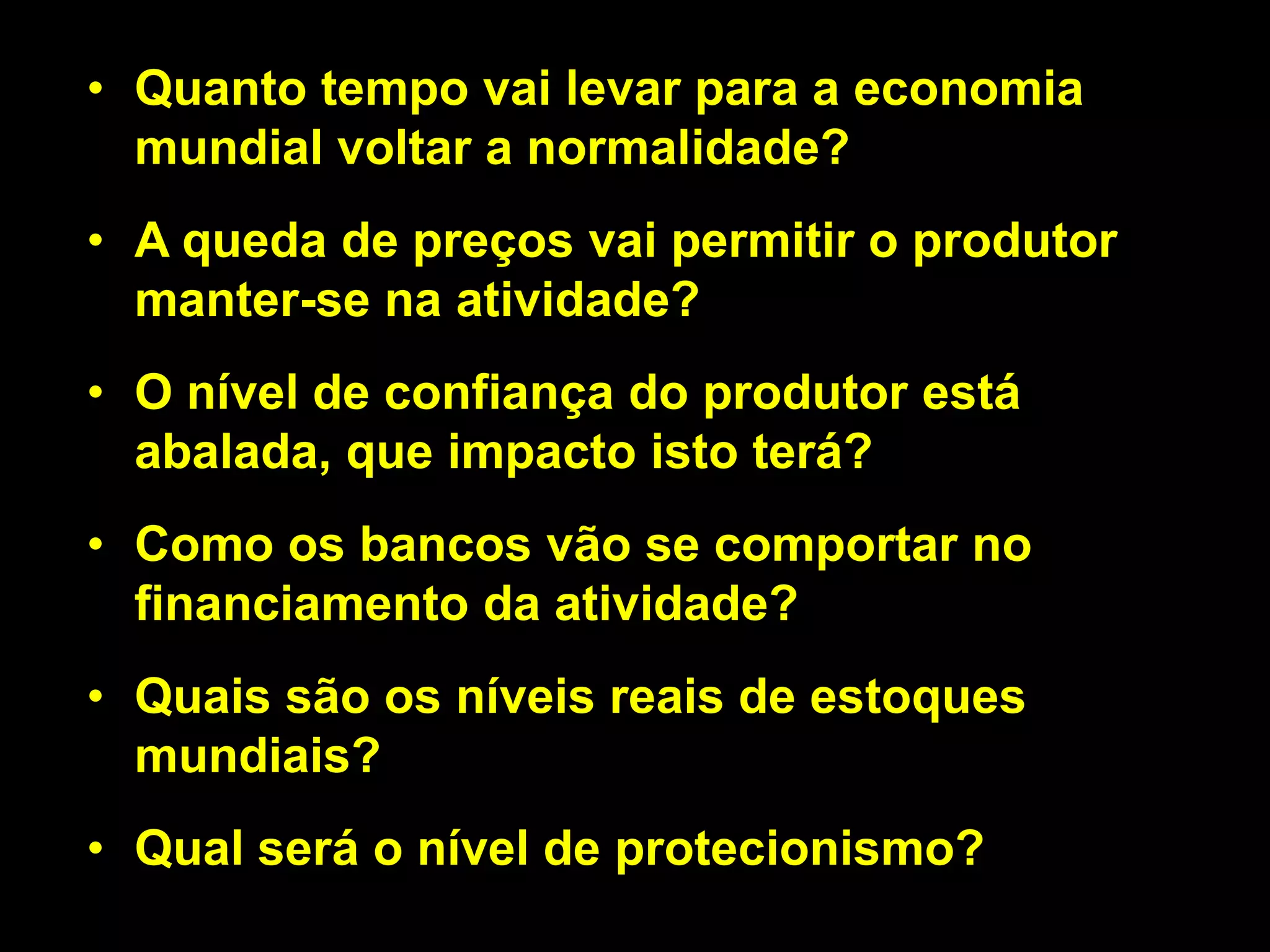 Cenários e Perspectivas