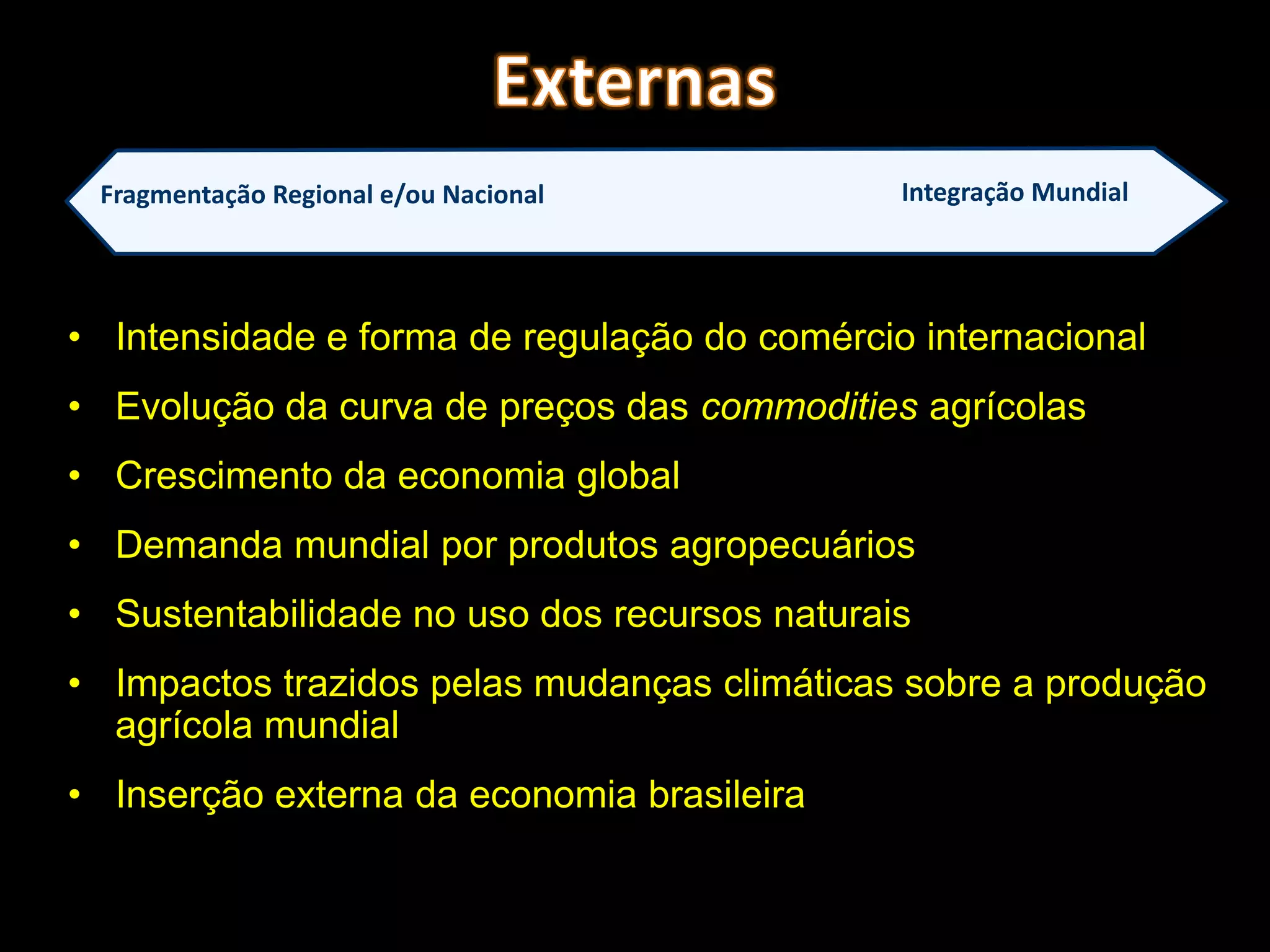 Cenários e Perspectivas