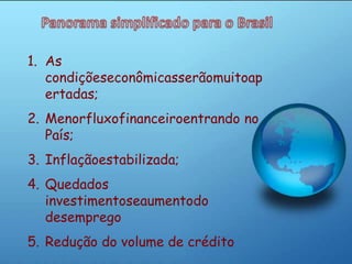 Cenários e Perspectivas