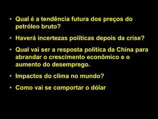 Cenários e Perspectivas