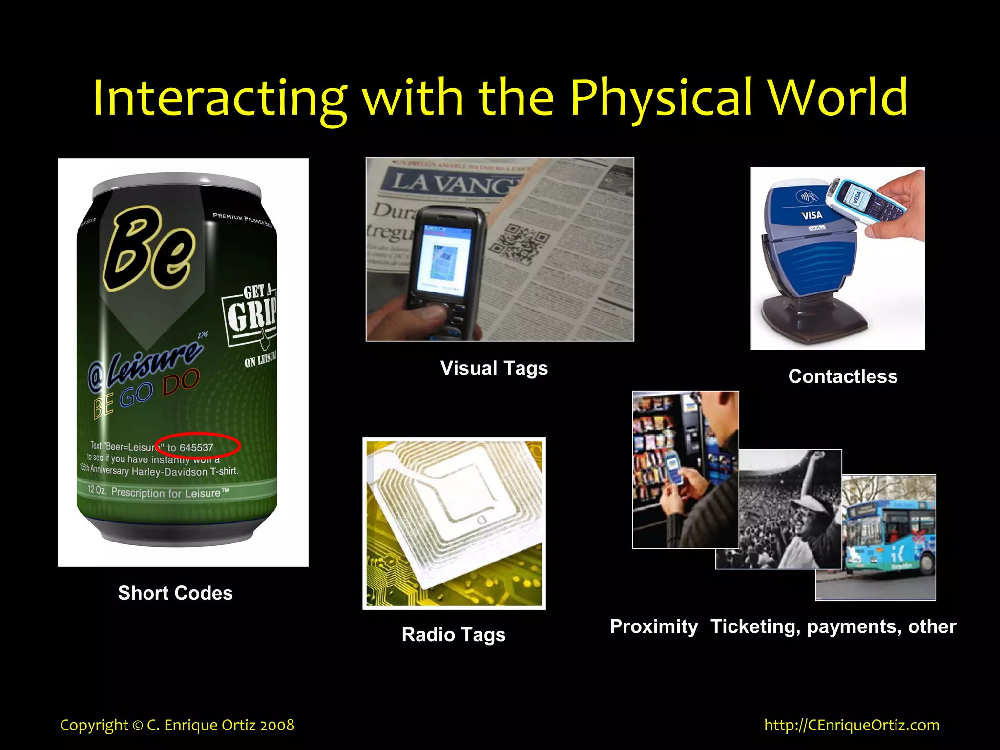 Mobility, Context, Interactions and Data