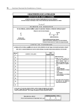 70 Instituto Nacional de Estadística y Censos
 