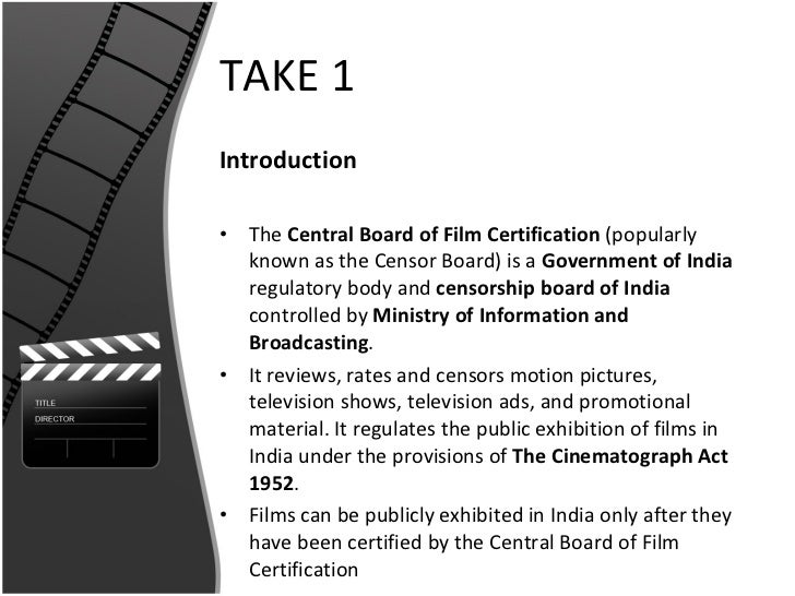 Censor board for movies and serials