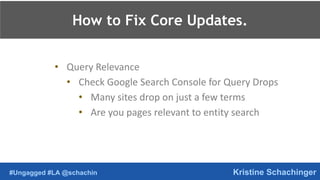 Core Updates: Google's New Spam and How to Recover Your Traffic.