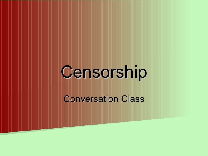 Censorship