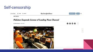 Self-censorship
 