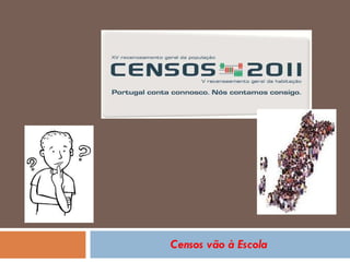 Censos vão à Escola 