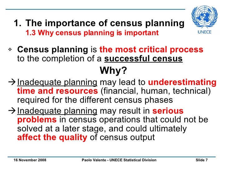 Why is a census important?