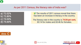 Census 2011 year of the indian government | PDF