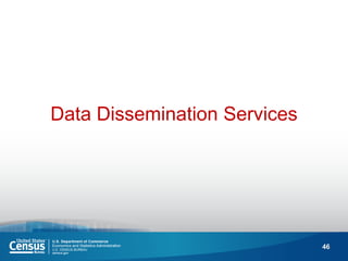 46 
Data Dissemination Services  