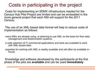 The Pilot Project Architecture Statistics Portugal Architecture Model 