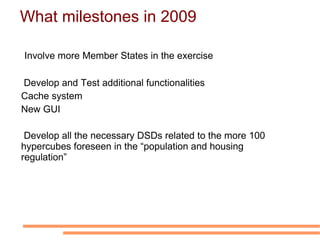The Pilot Project Architecture Statistisches Bundesamt  Architecture Model 