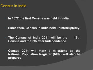 Census of india 2011 | PPS