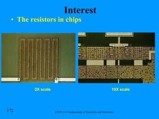 Interest The resistors in chips 2X scale 10X scale 