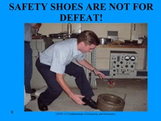 SAFETY SHOES ARE NOT FOR DEFEAT! 