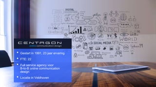 • Gestart in 1991, 23 jaar ervaring 
• FTE: 22 
• Full service agency voor 
B-to-B online communication 
design 
• Locatie in Veldhoven 
 