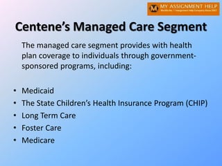 Centene PPT SWOT Analysis | PPTX
