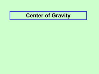 Center of Gravity
 