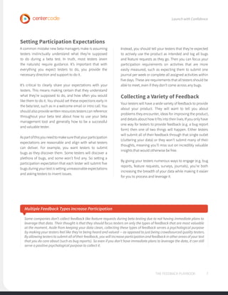 The Feedback Playbook | PDF