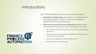 How To Streamline Finance Operations Through Automation | PDF