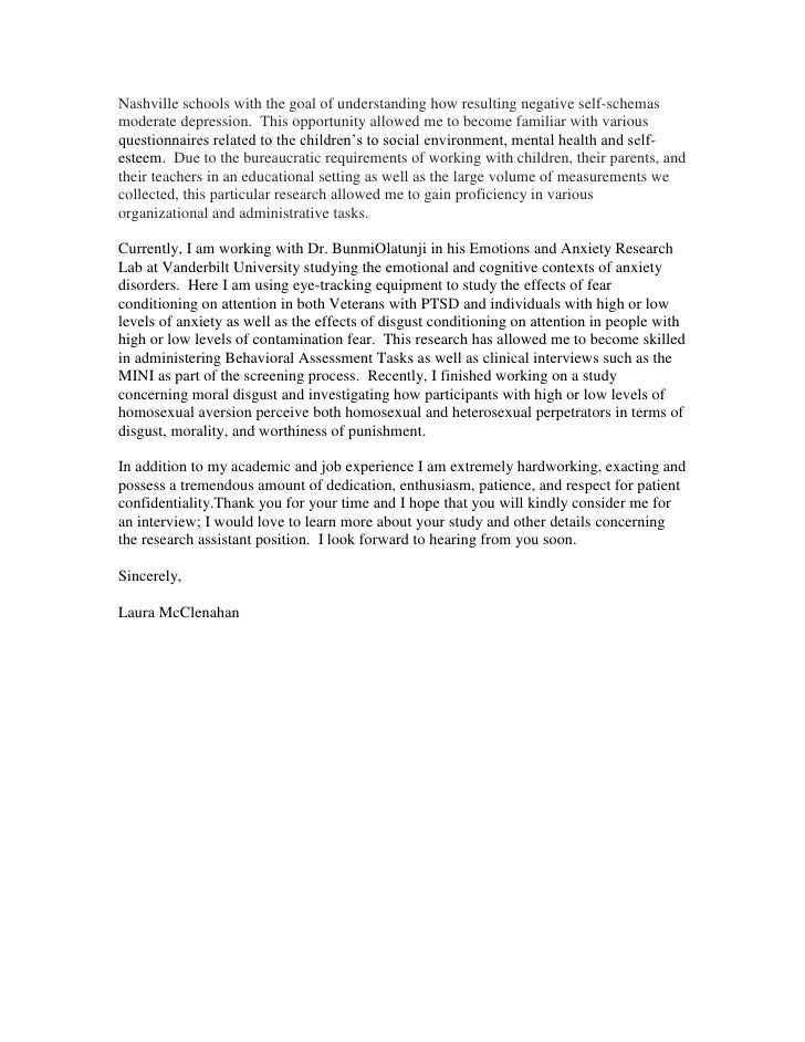 Center For Research On Health Disparities Cover Letter