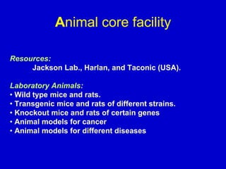 How to Establish Animal Core Facility (VIVARIUM) by Prof. Mohamed Labib ...