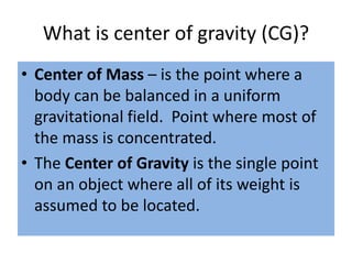 Center of gravity | PPT