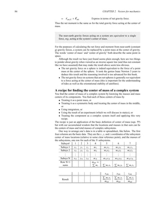 Center of mass and gravity | PDF