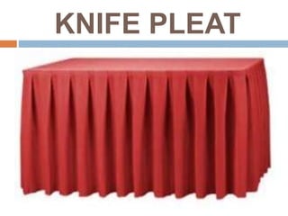 Box Pleat Table Skirt