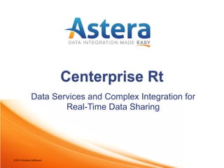 ©2014 Astera Software
Convergence of Data and Application
Integration
 