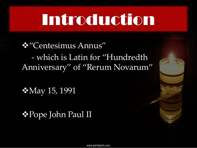 Centesimus Annus