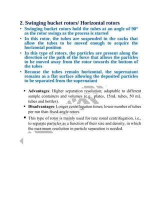 Centrifugation & its Types in Detail PDF | PDF | Physics | Science