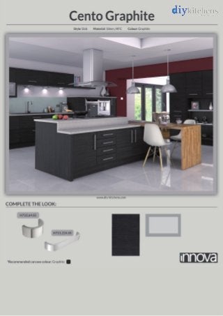 Cento Graphite Kitchen Design Idea - DIY Kitchens