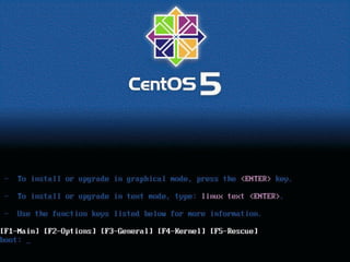 CentOS 5 Installation