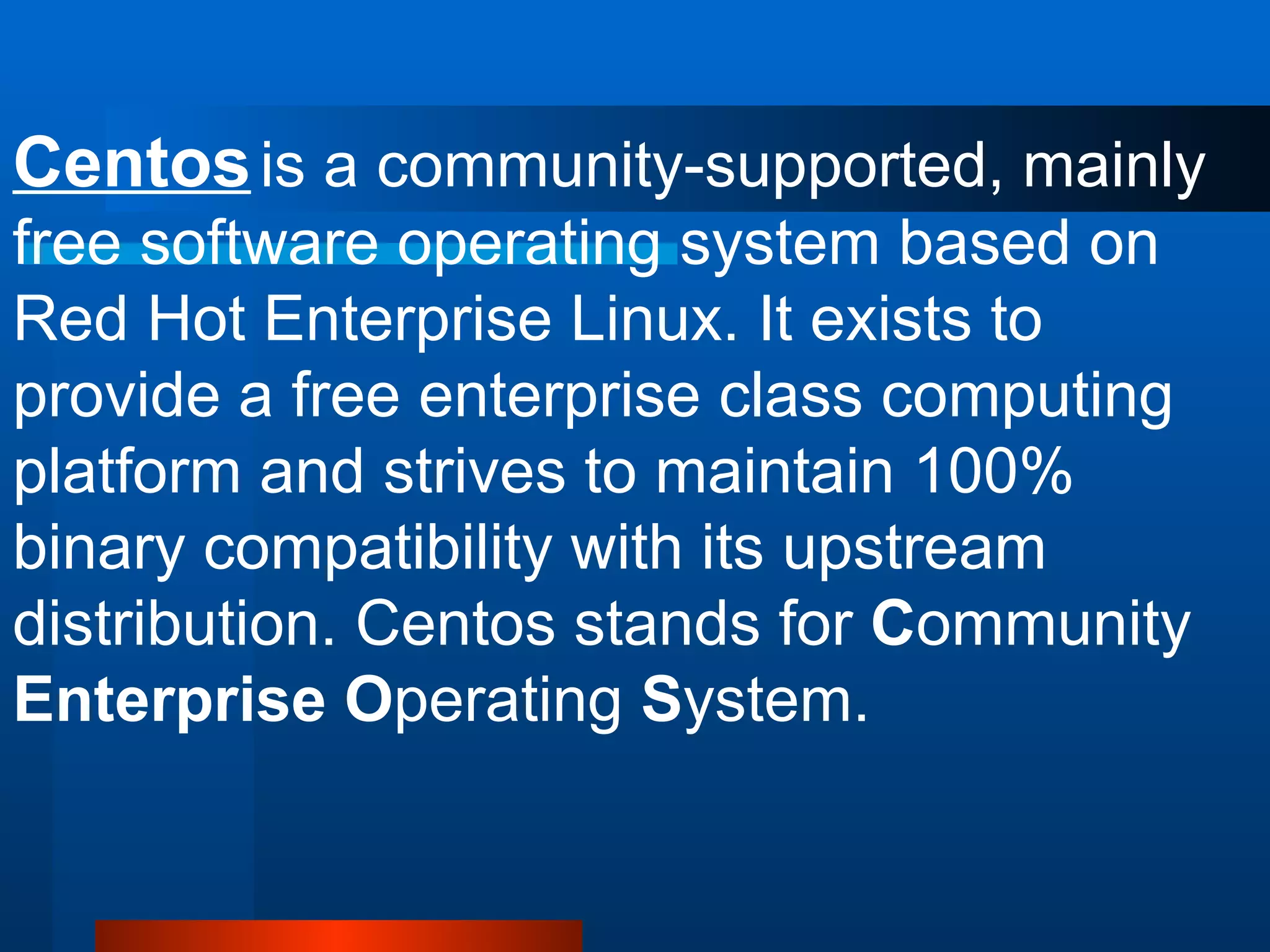 List Of Centos Versions – Centos Stream 10 – MRDHN