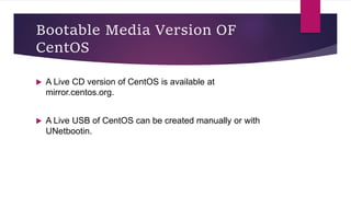 CentOS Operating System Presentation (Southeast University) | PPTX
